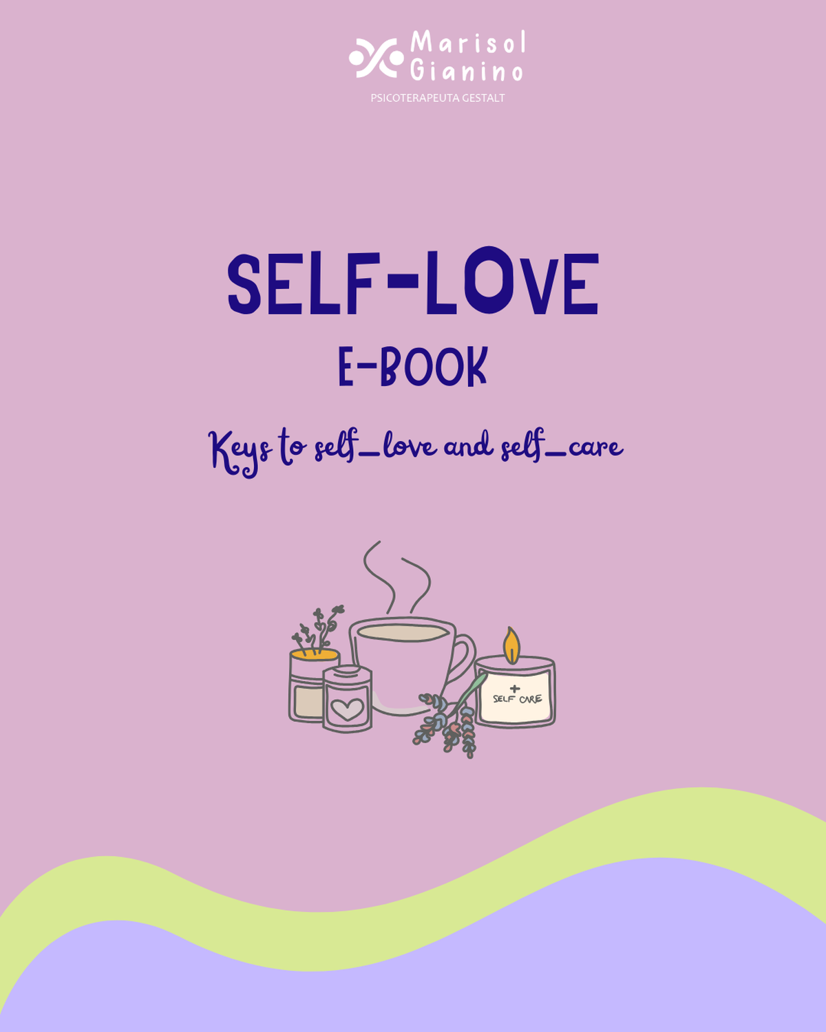 Cover for the self-love ebook.